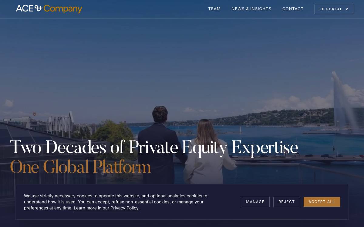 ACE & Company website preview