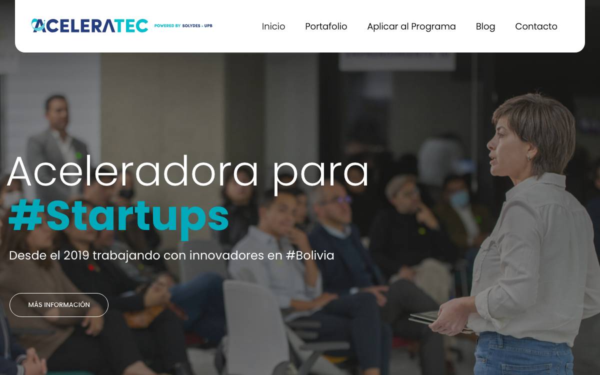 Aceleratec / SOLYDES website preview