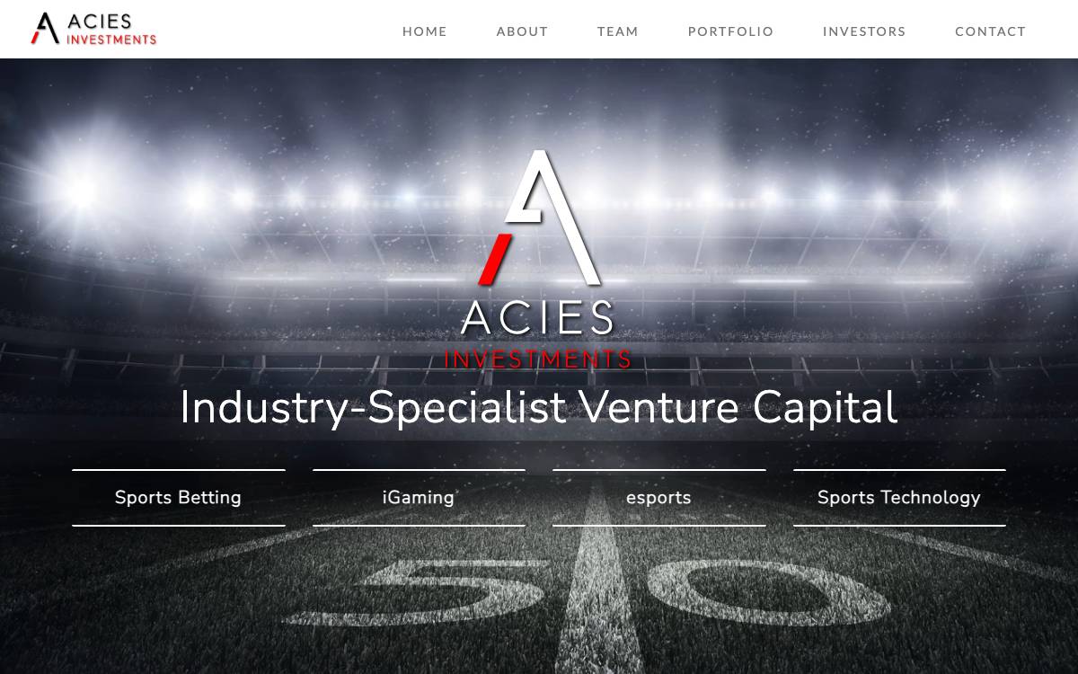 Acies Investments website preview