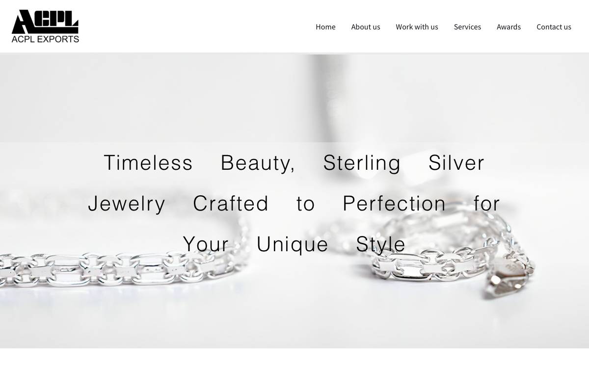 ACPL Exports website preview