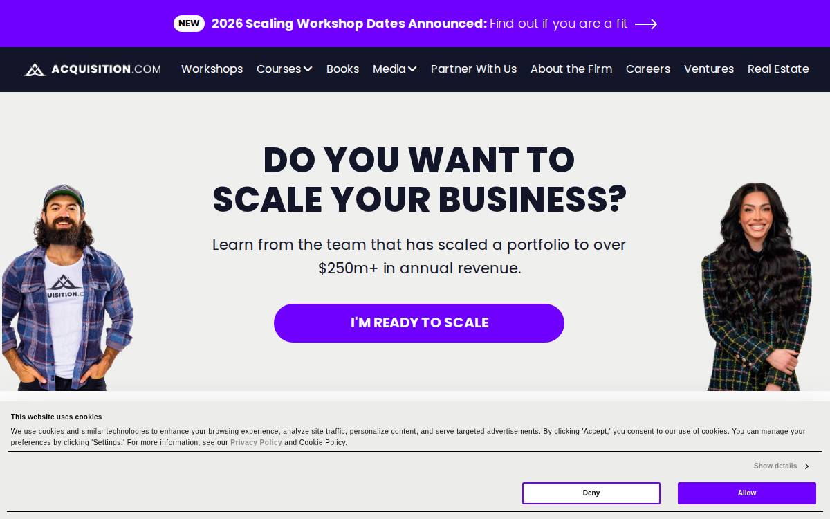Acquisition.com website preview