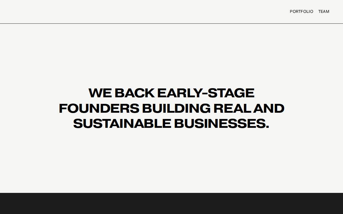 Acronym Venture Capital website preview