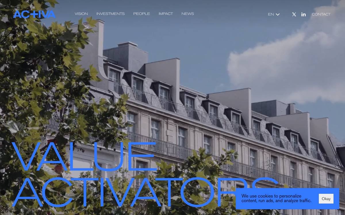 Activa Capital website preview