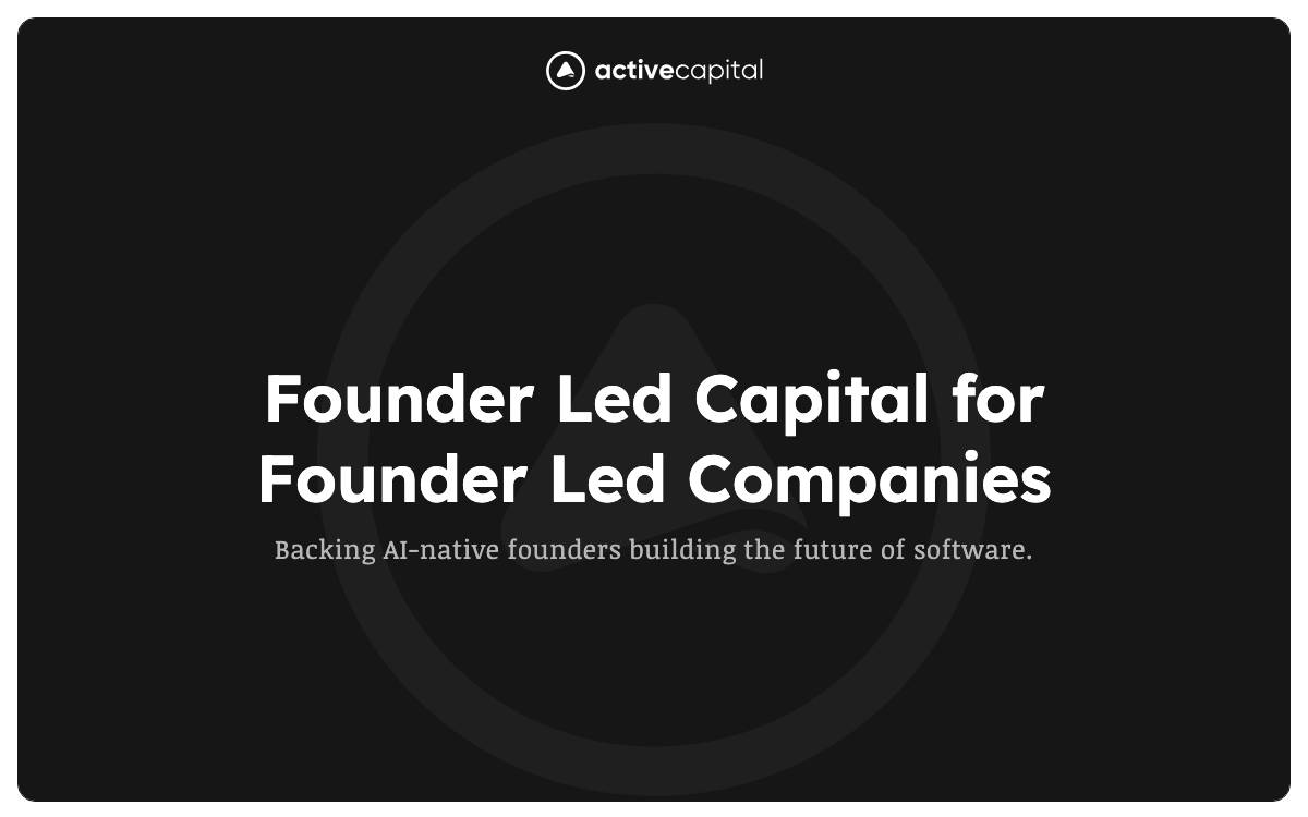 Active Capital website preview