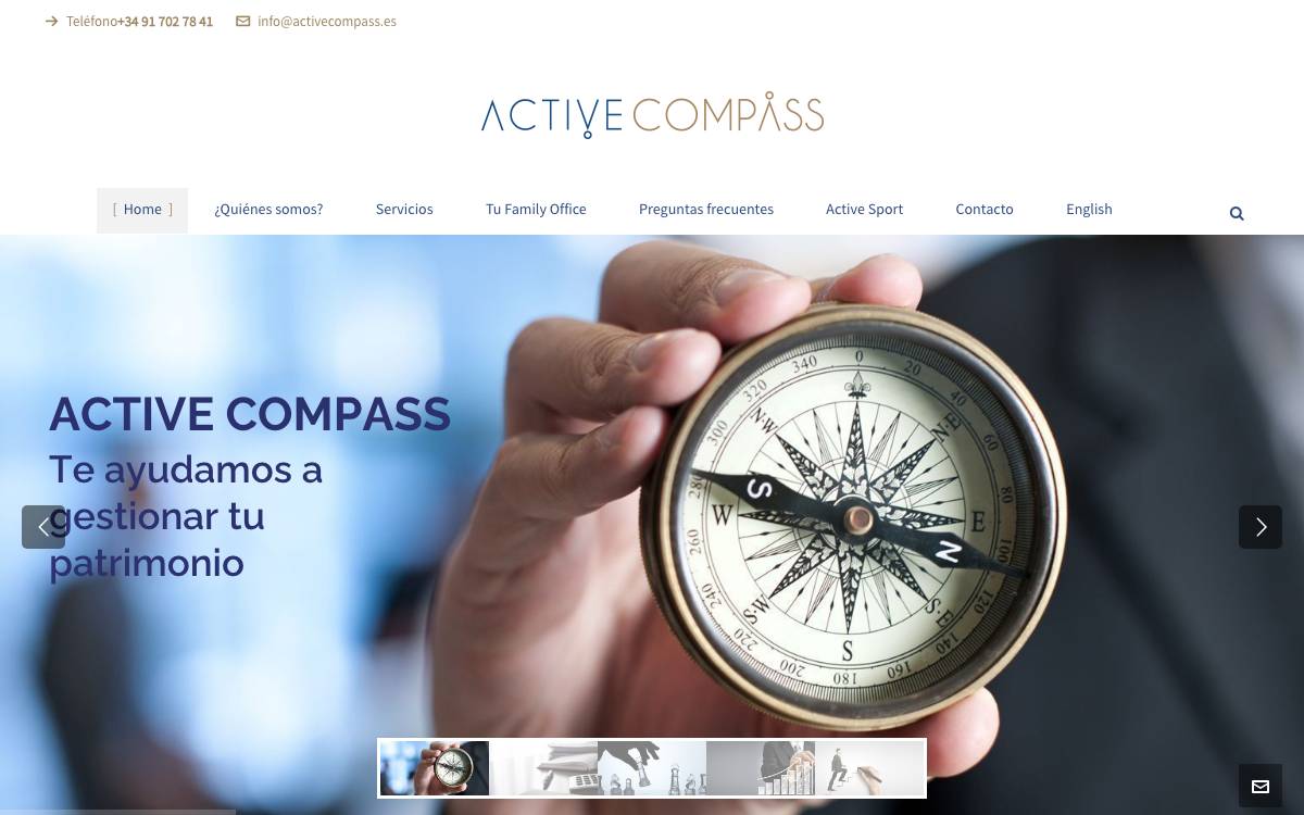 Active Compass website preview