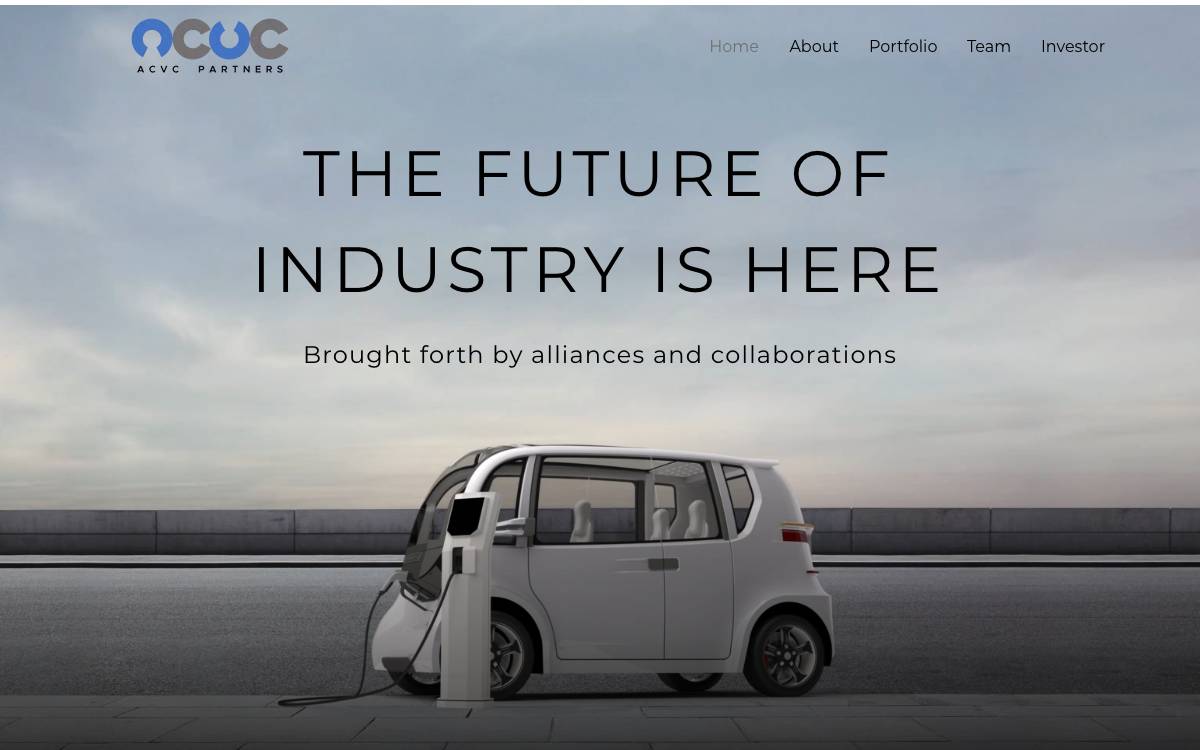 ACVC Partners website preview