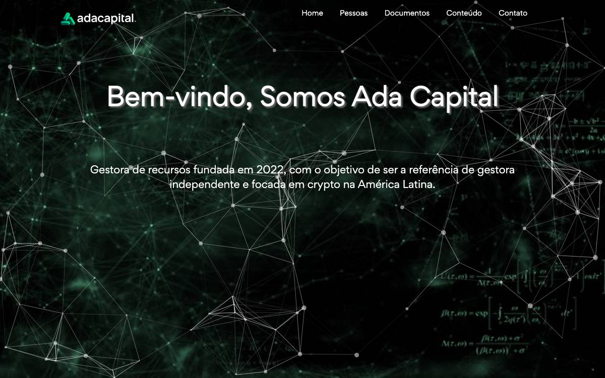 Ada Capital website preview
