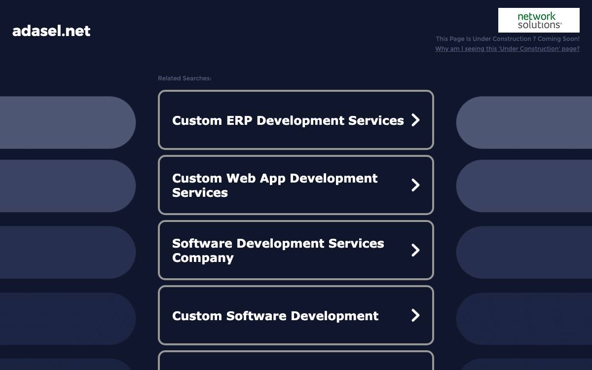 Adasel Global Partners LLC website preview