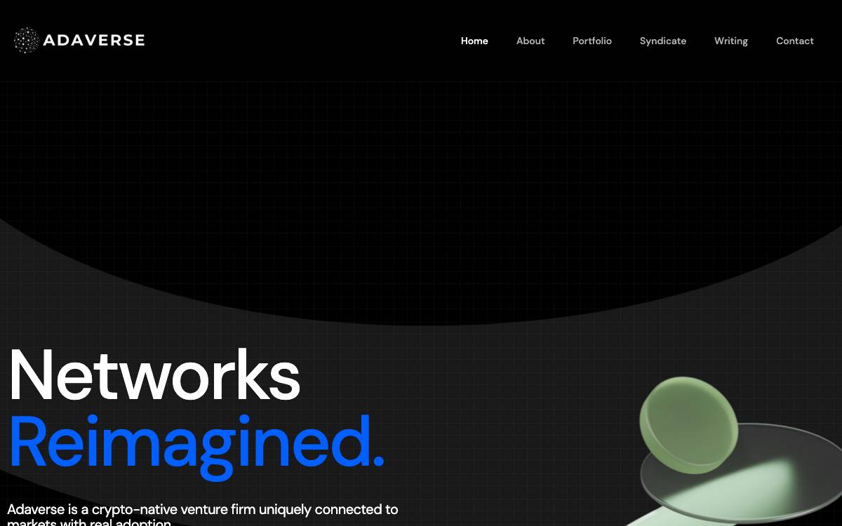 Adaverse website preview