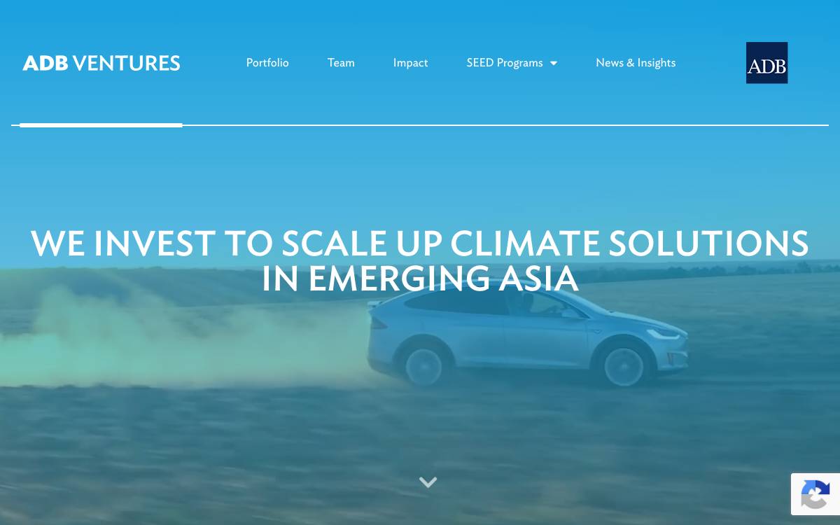 ADB Ventures website preview