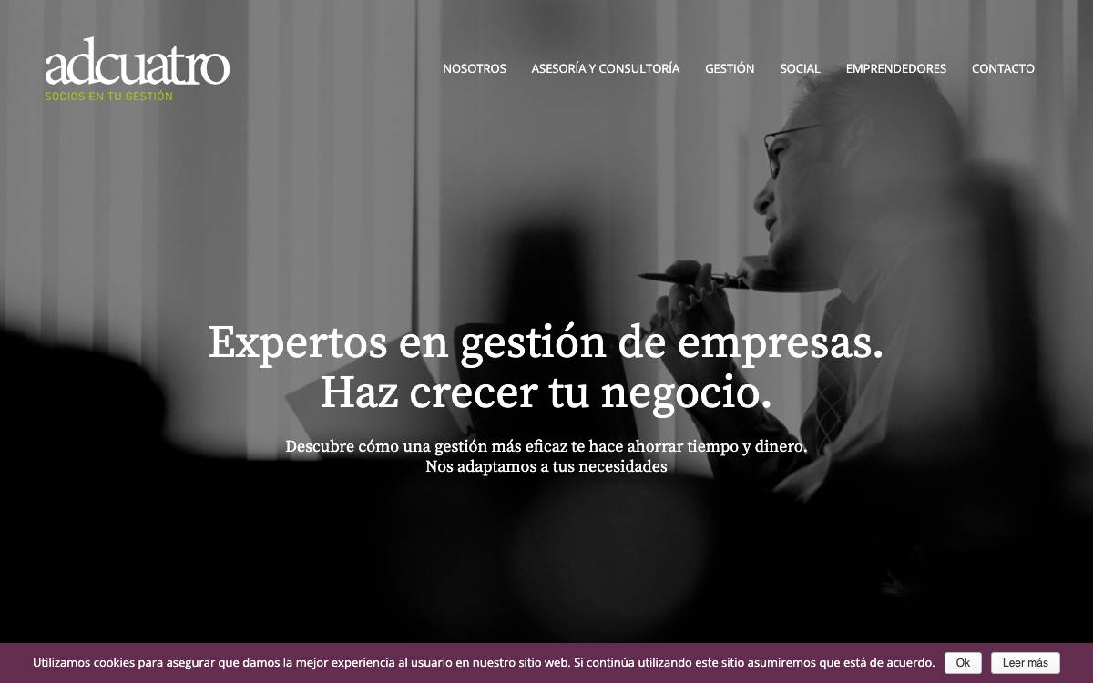 Adcuatro website preview