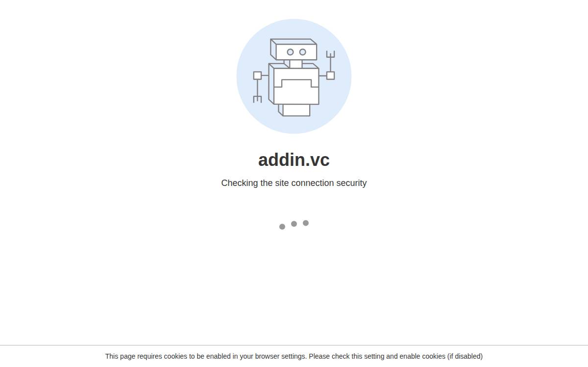 Addin Venture website preview