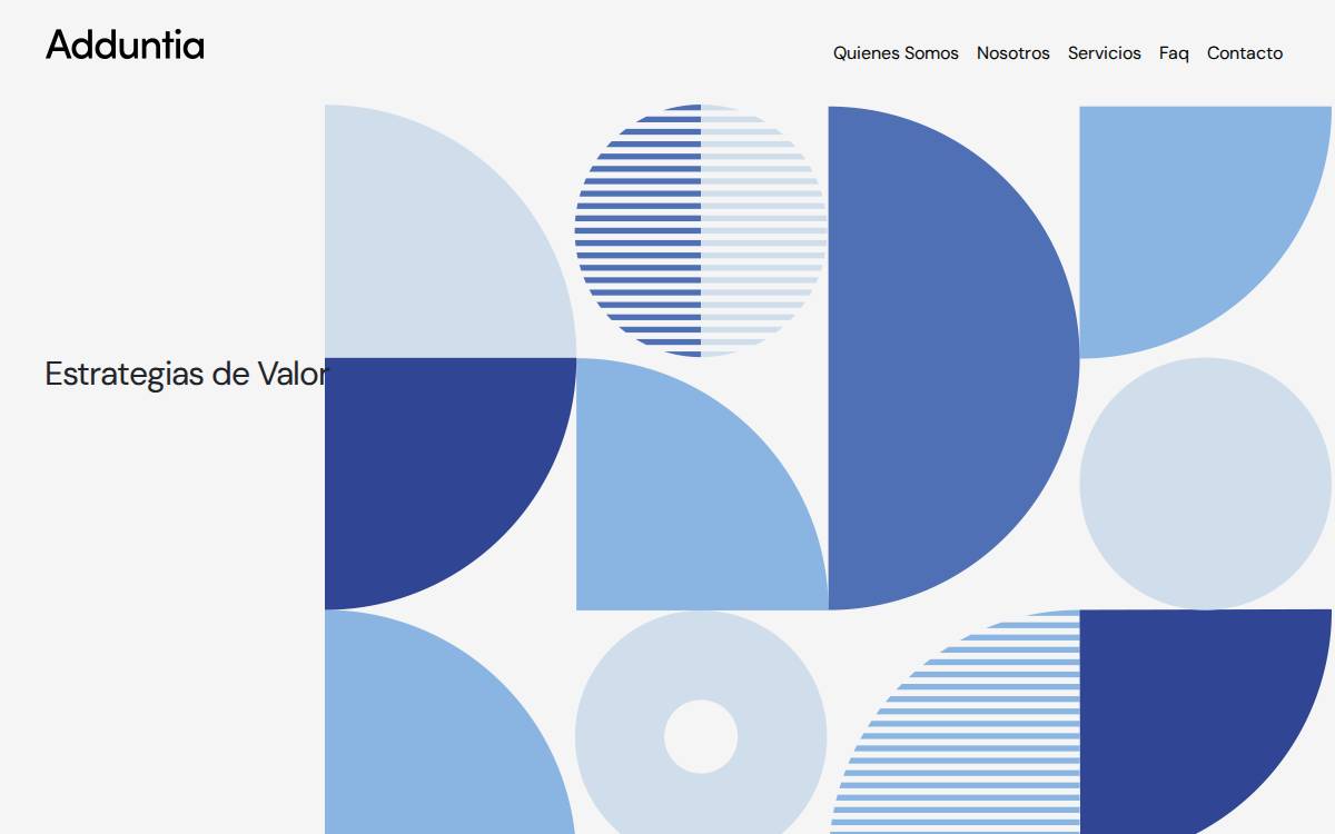 Adduntia Multi-Family Office website preview