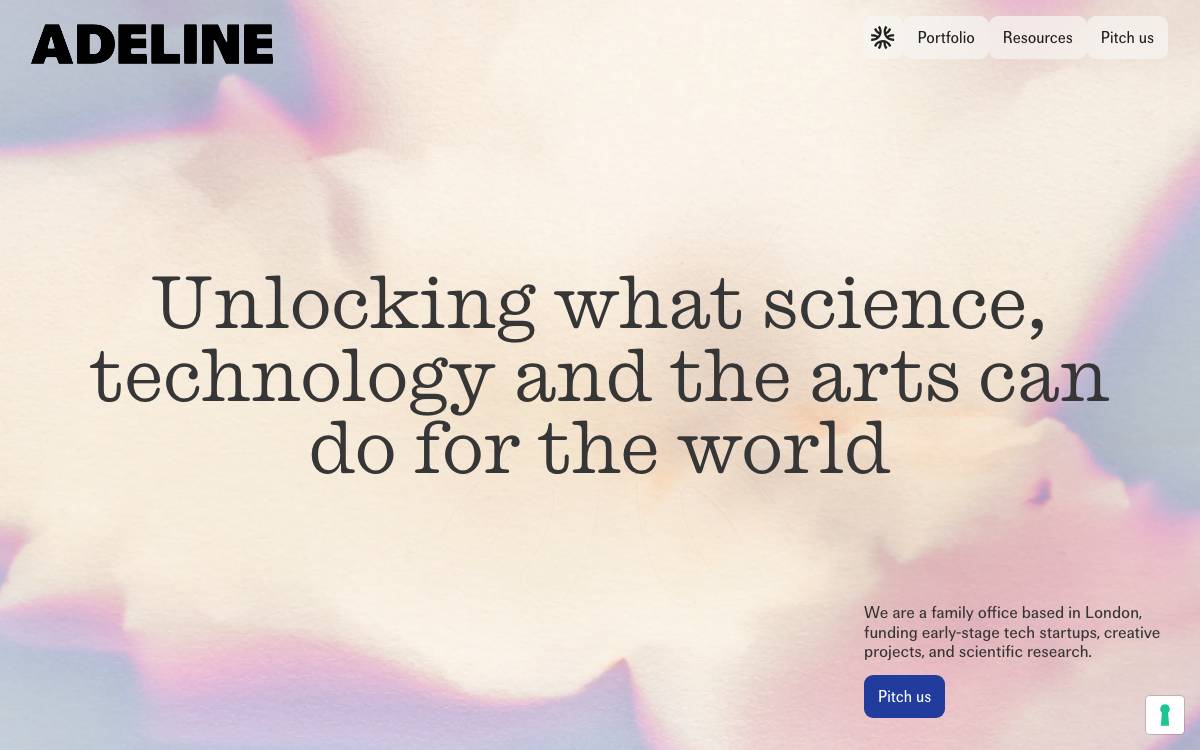 Adeline website preview