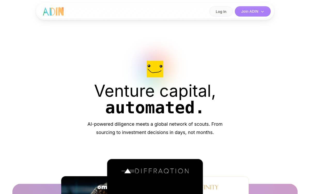 ADIN website preview
