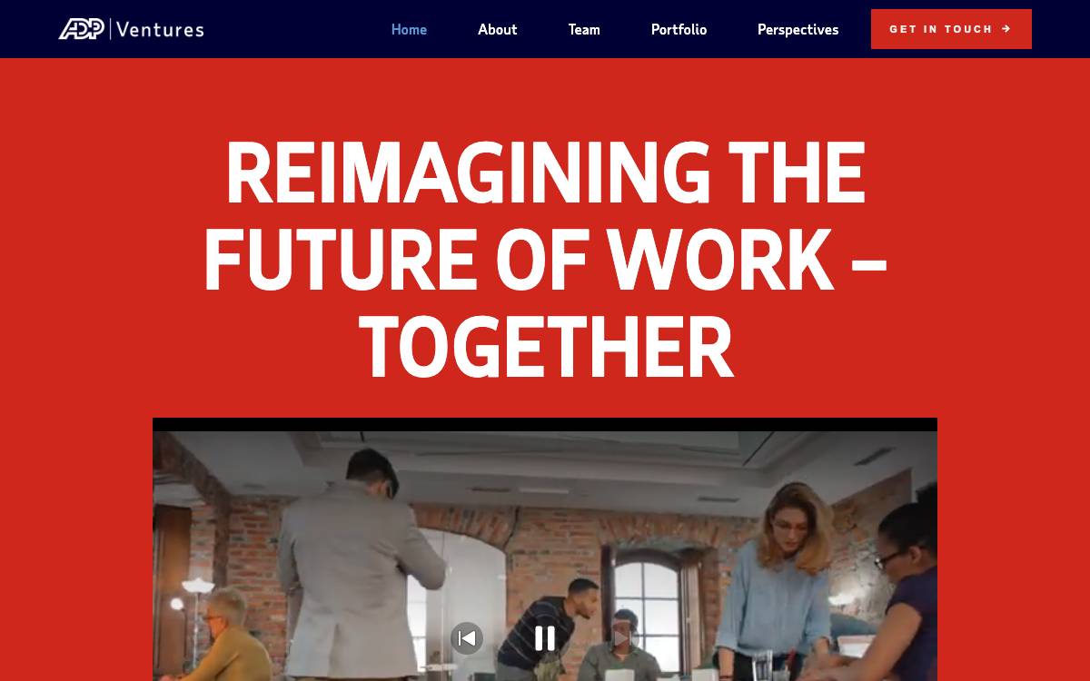 ADP Ventures website preview