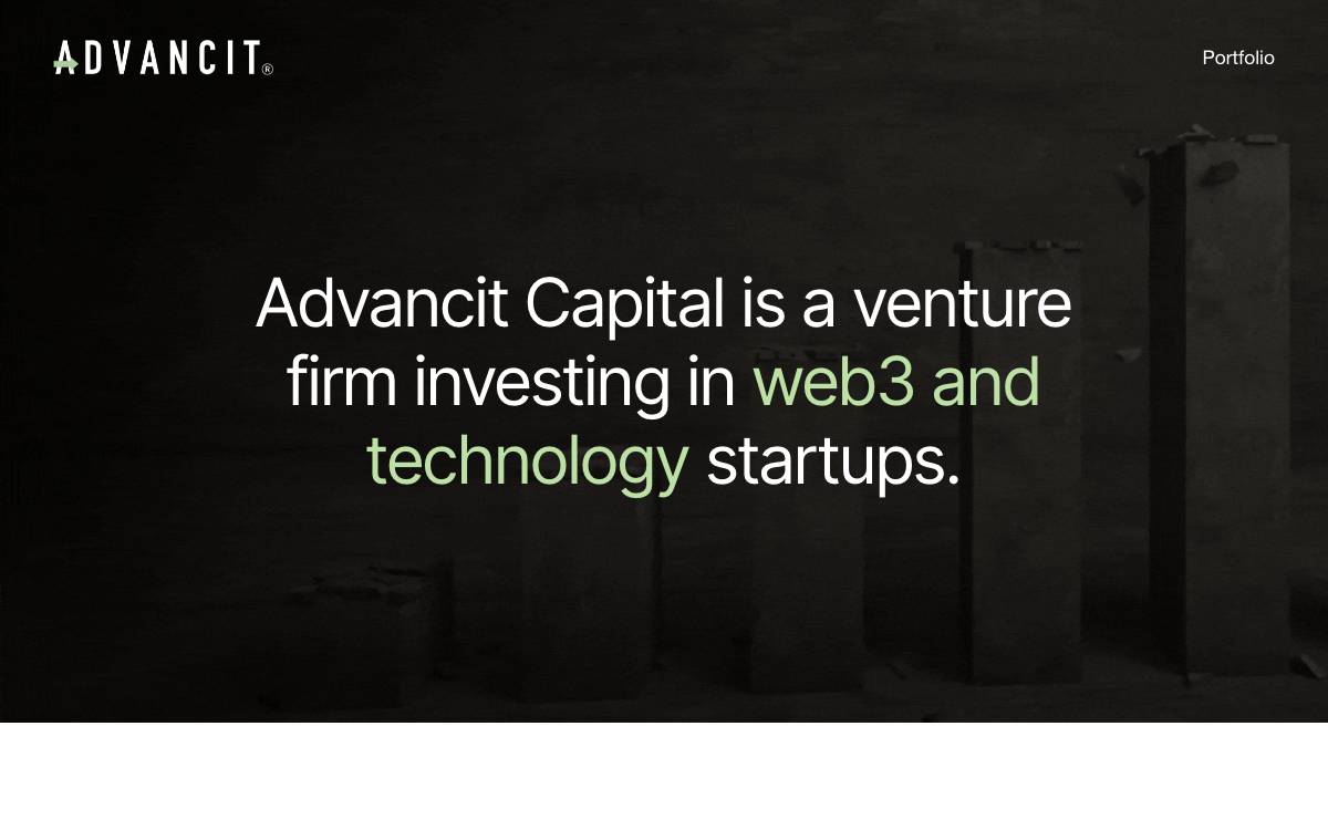 Advancit Capital website preview