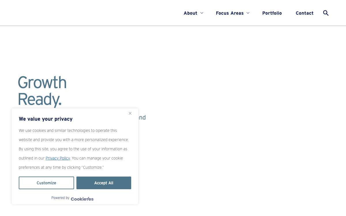 Advantage Capital Partners website preview