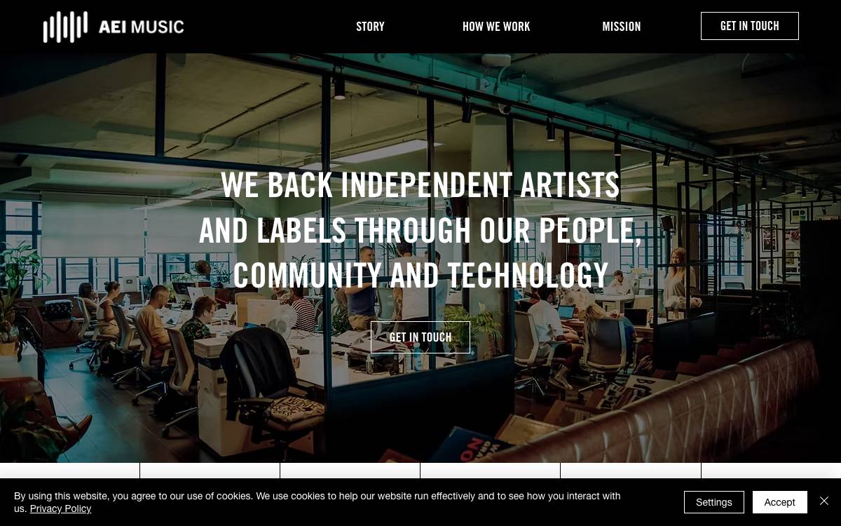AEI Group website preview