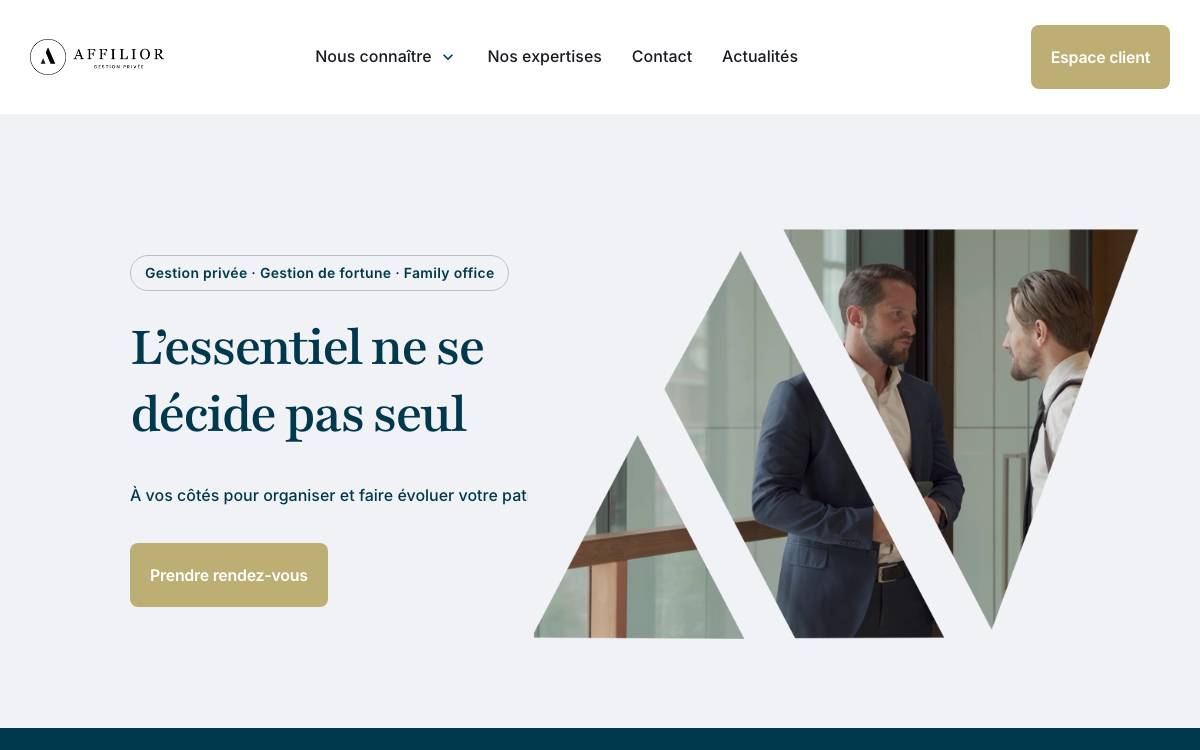 Affilior website preview