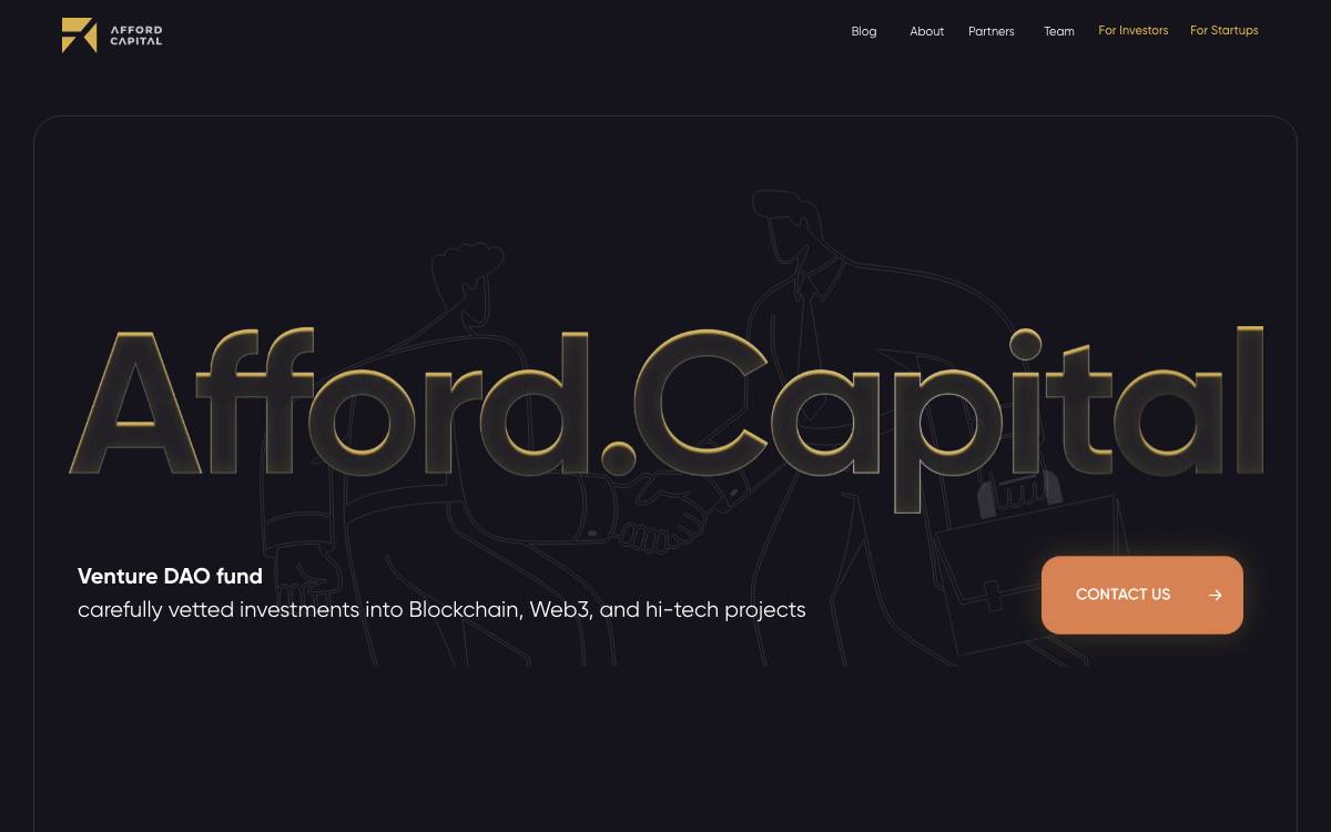Afford.Capital website preview