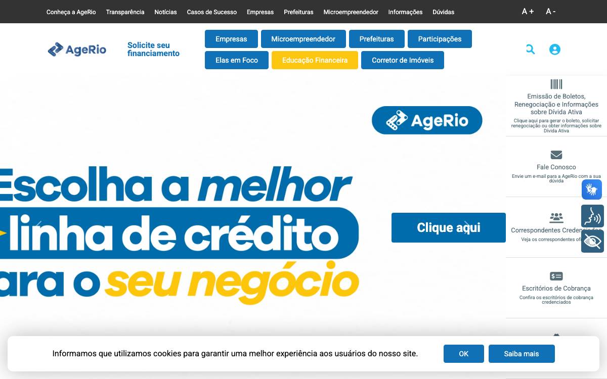 AgeRio website preview