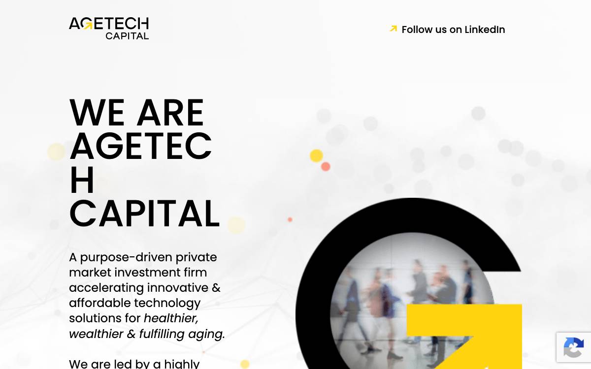 AgeTech Capital website preview