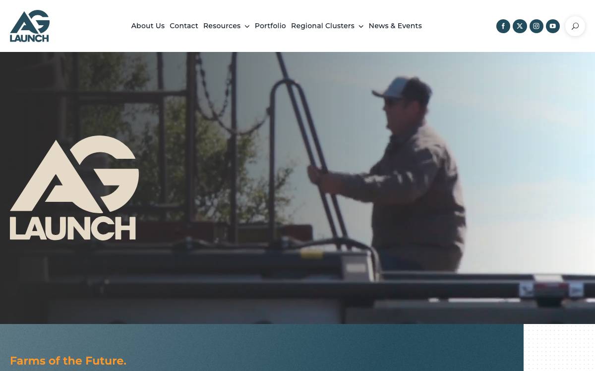 AgLaunch Accelerator website preview