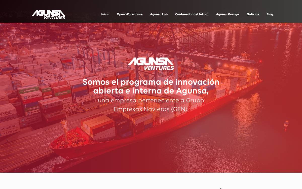 Agunsa Ventures website preview