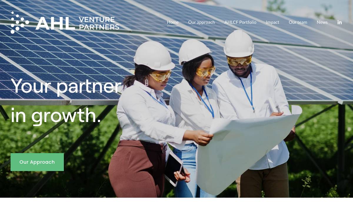 AHL Venture Partners website preview