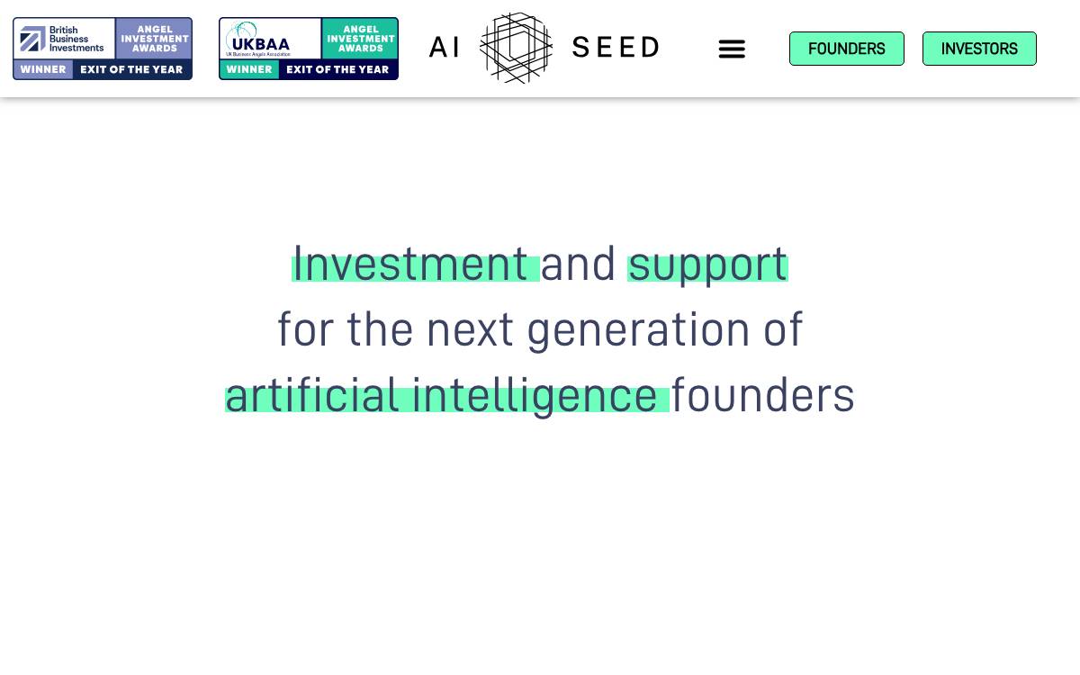 AI Seed website preview