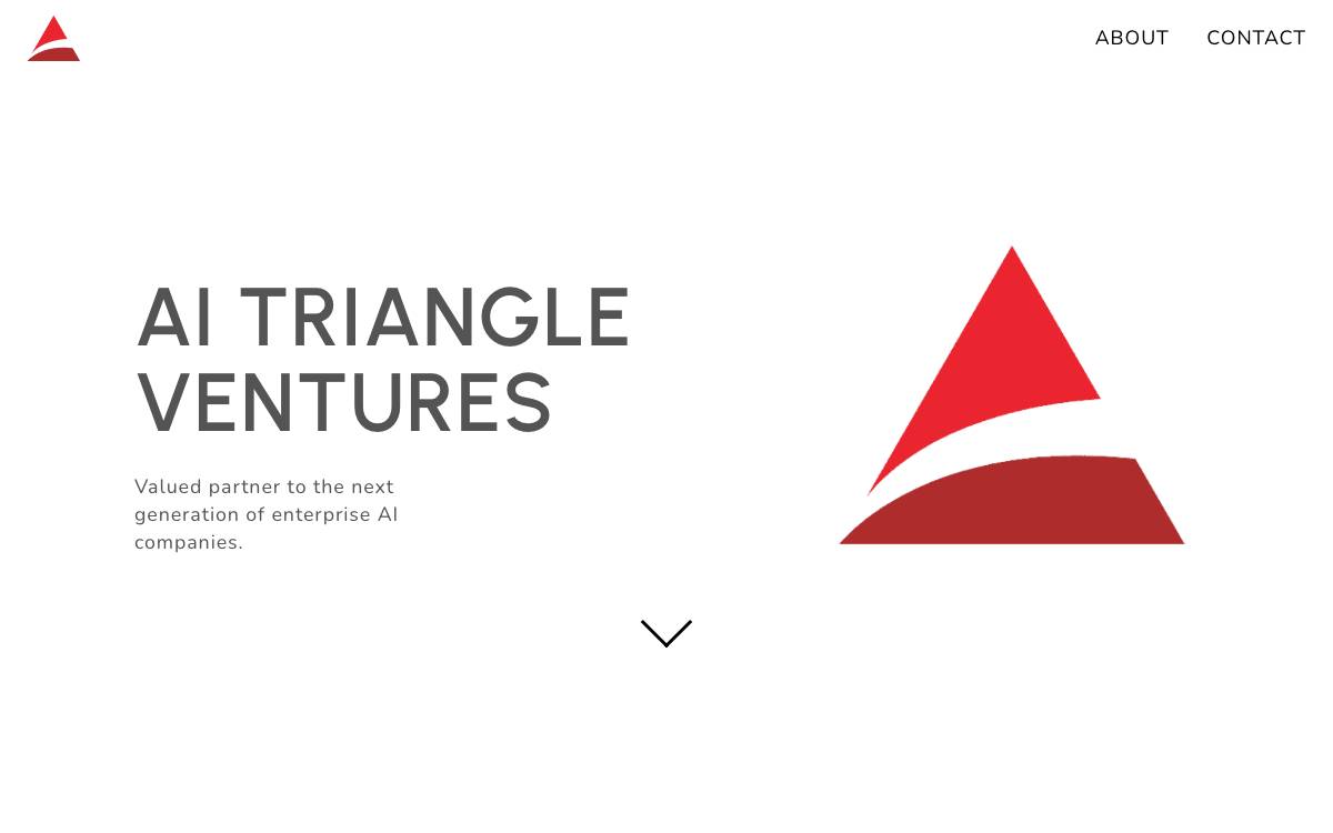AI Triangle Ventures website preview