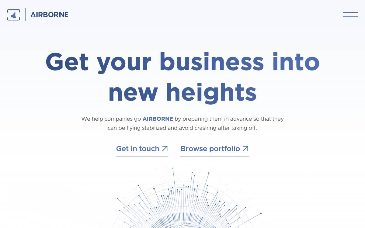 Airborne Ventures website preview