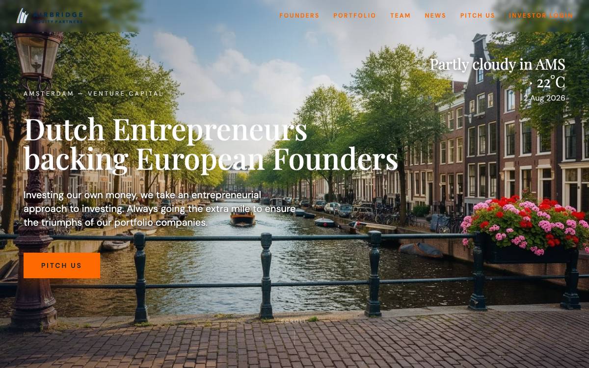 Airbridge Equity Partners website preview