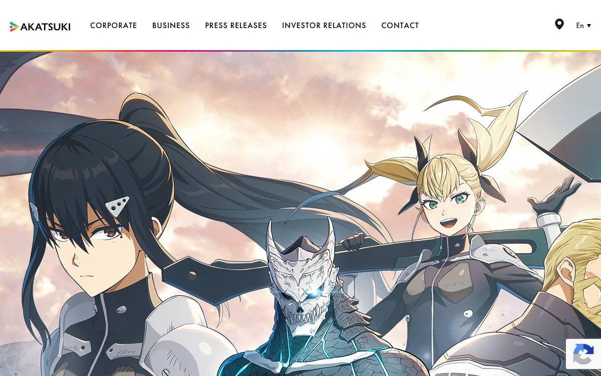 Akatsuki website preview