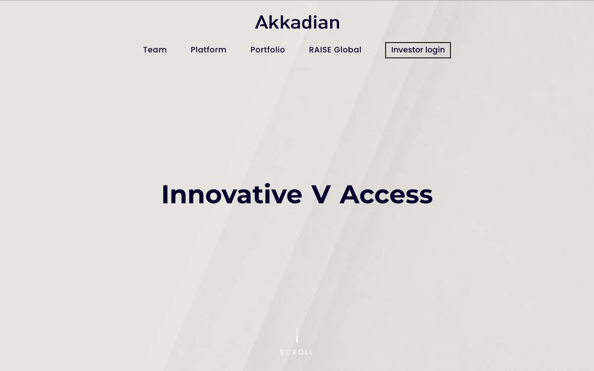 Akkadian Ventures website preview