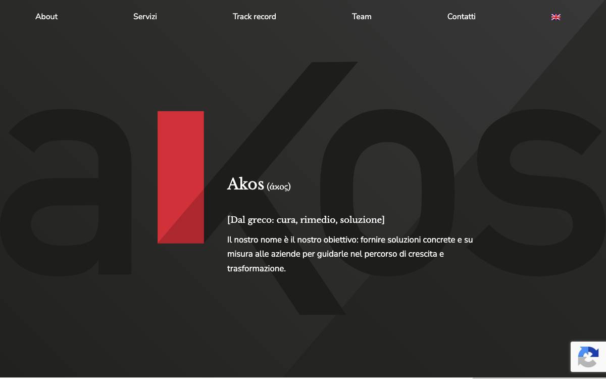Akos — Family Office website preview