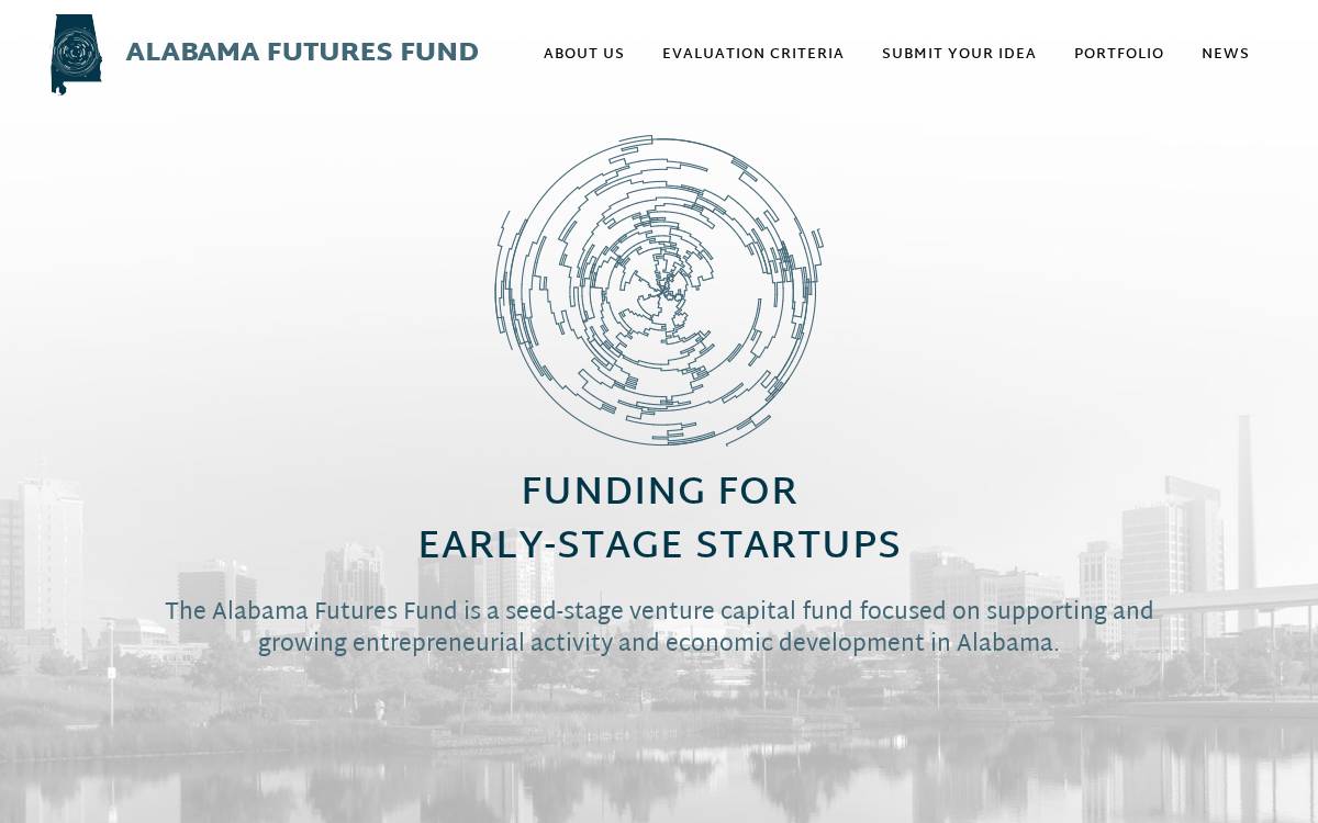 Alabama Futures website preview
