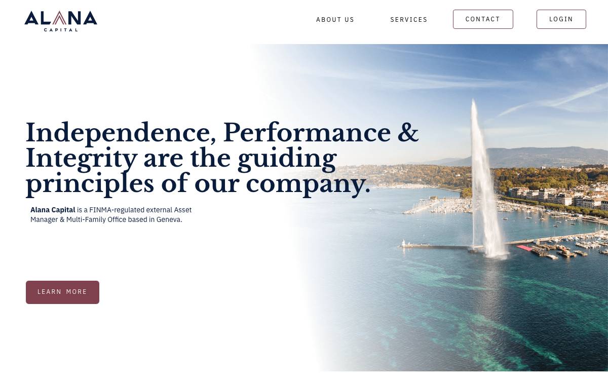 Alana Capital SA website preview