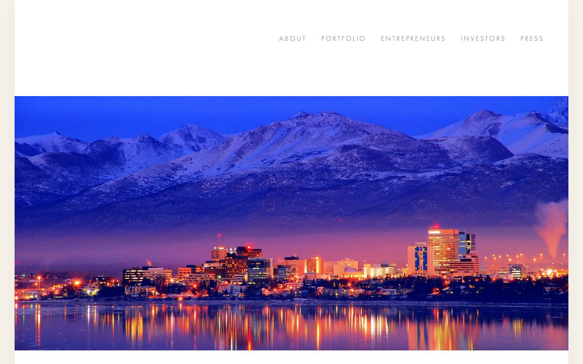 Alaska Accelerator Fund website preview