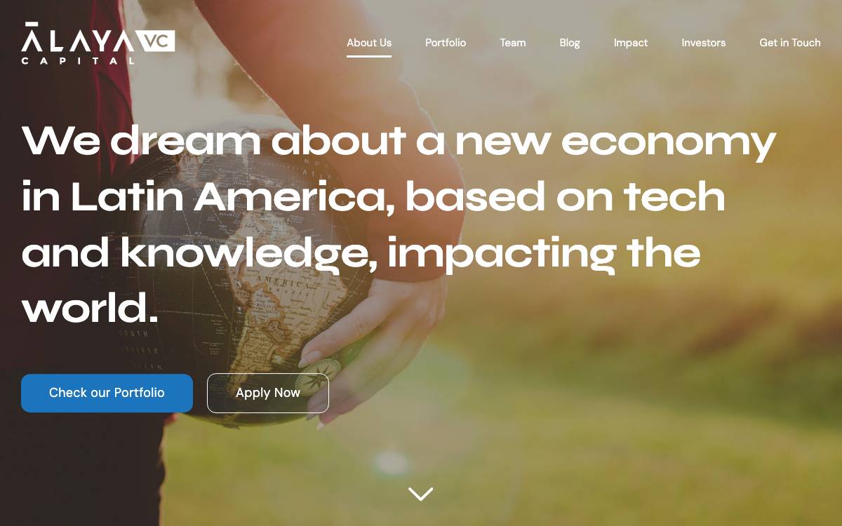 Alaya Capital website preview