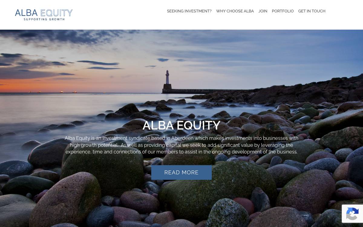 Alba Equity website preview