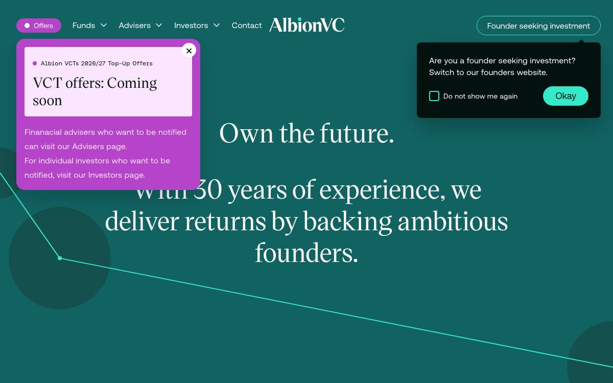 Albion Capital Group website preview