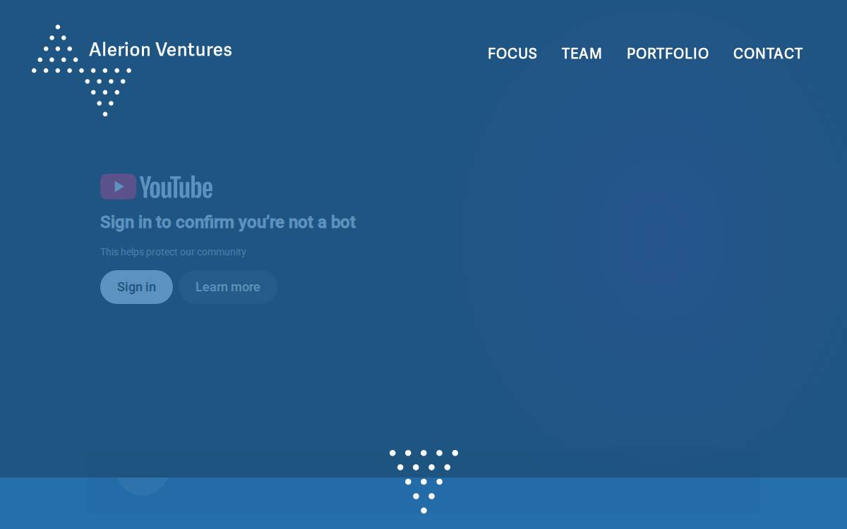 Alerion Ventures website preview