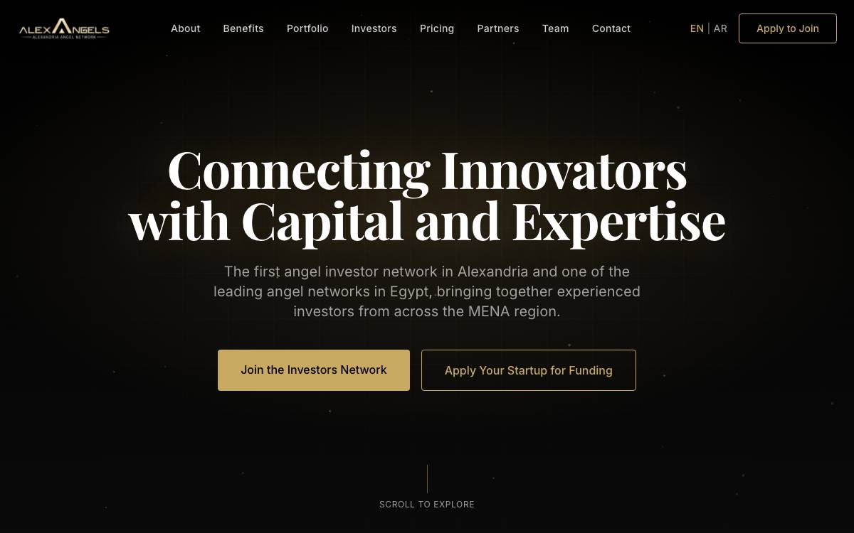 Alexandria Angels website preview