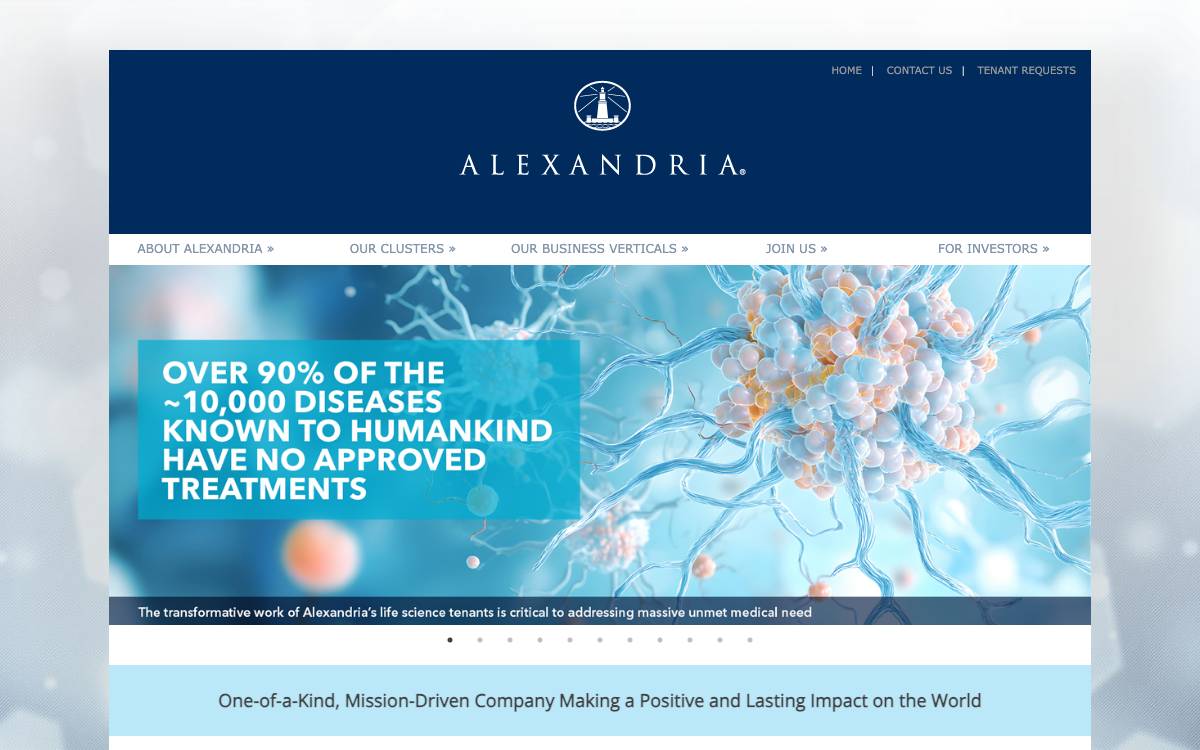 Alexandria website preview