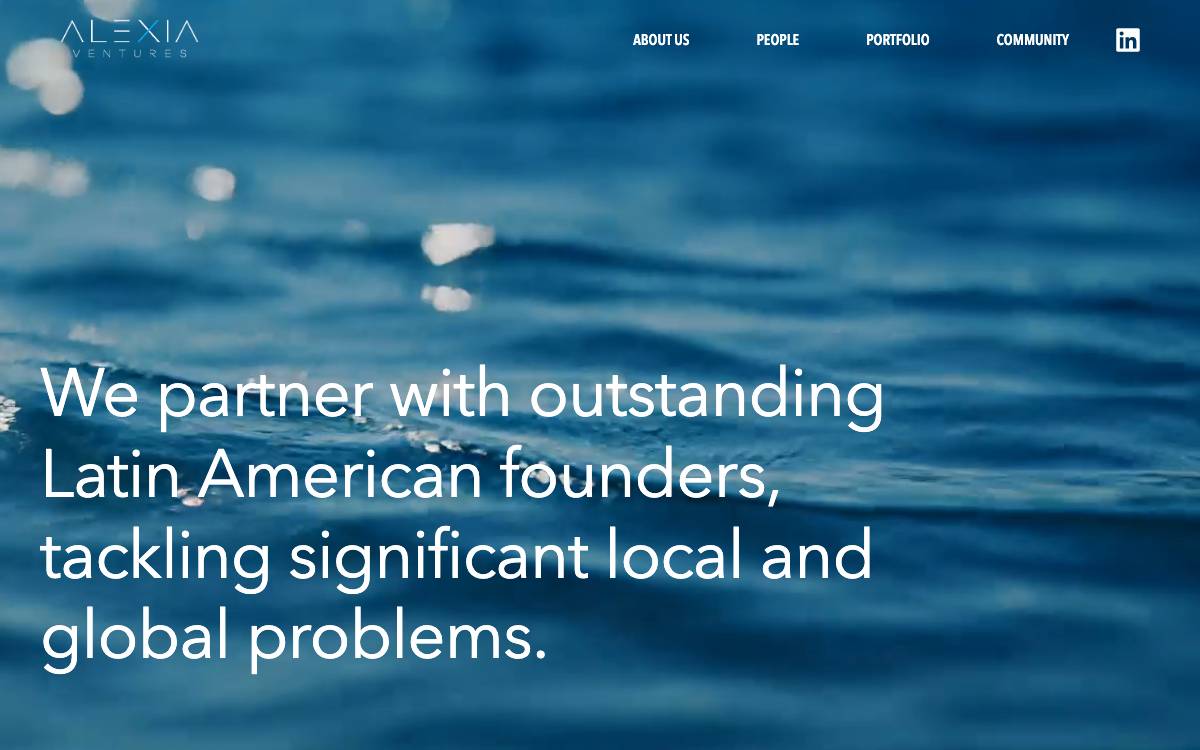 Alexia Ventures website preview