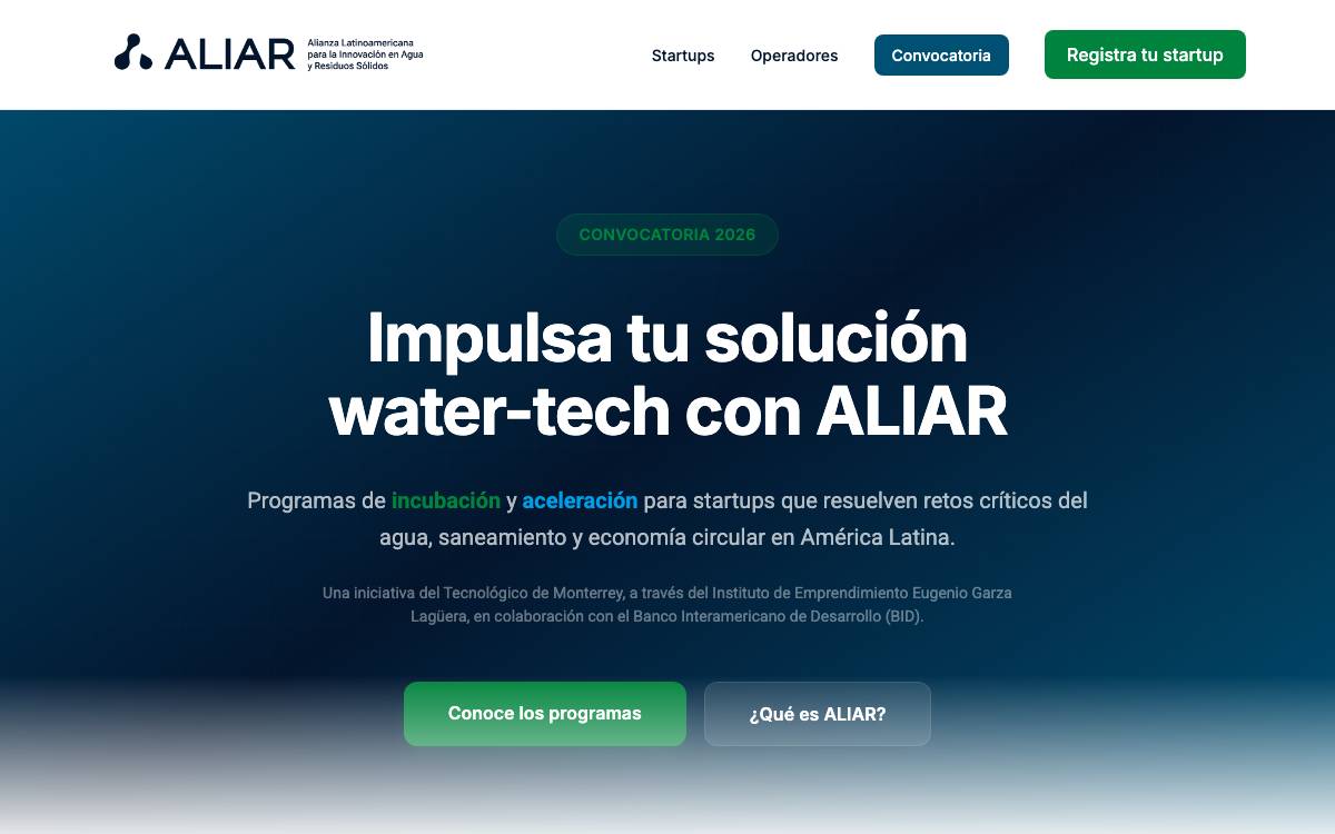 ALIAR website preview