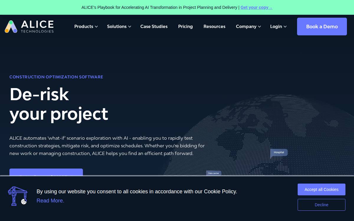 ALICE Technologies website preview