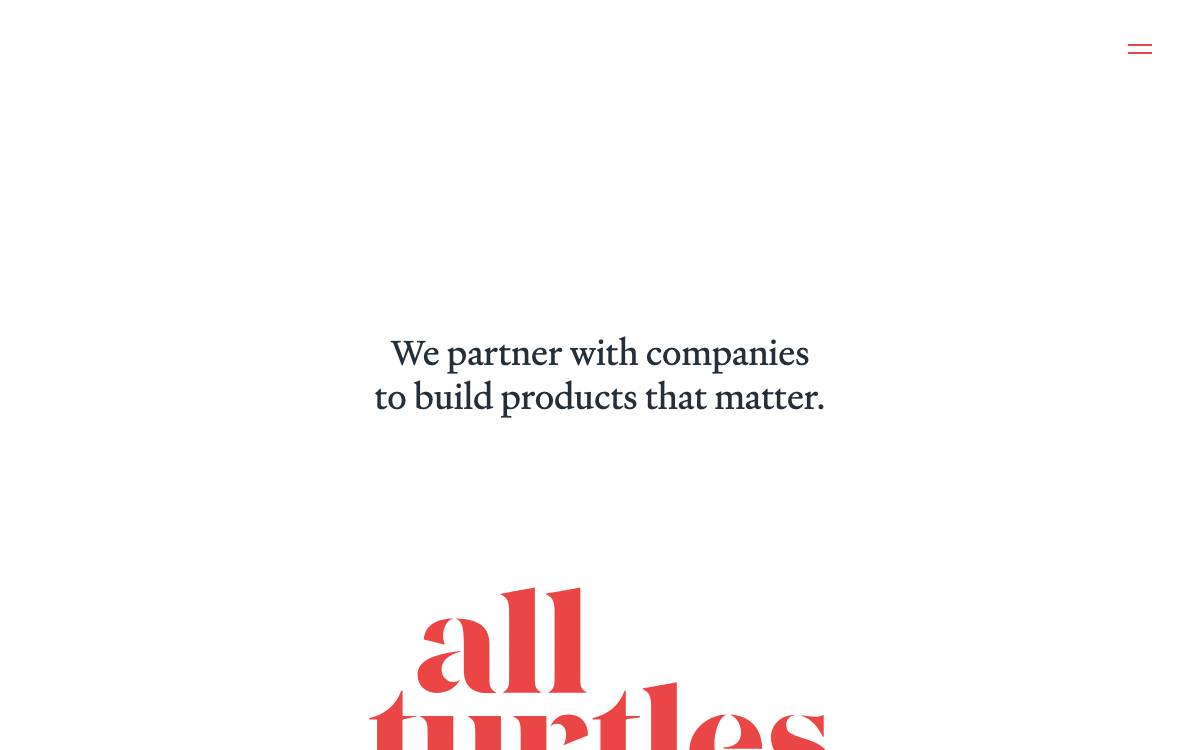 All Turtles website preview